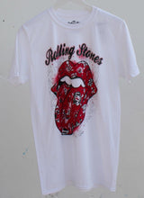 Load image into Gallery viewer, Rolling Stones: Tattoo Flash T-shirt - StitchStreet.com