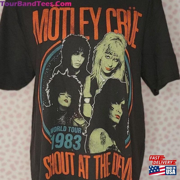 Motley Crue Vintage Shirt: Reviving the Glam Metal Era