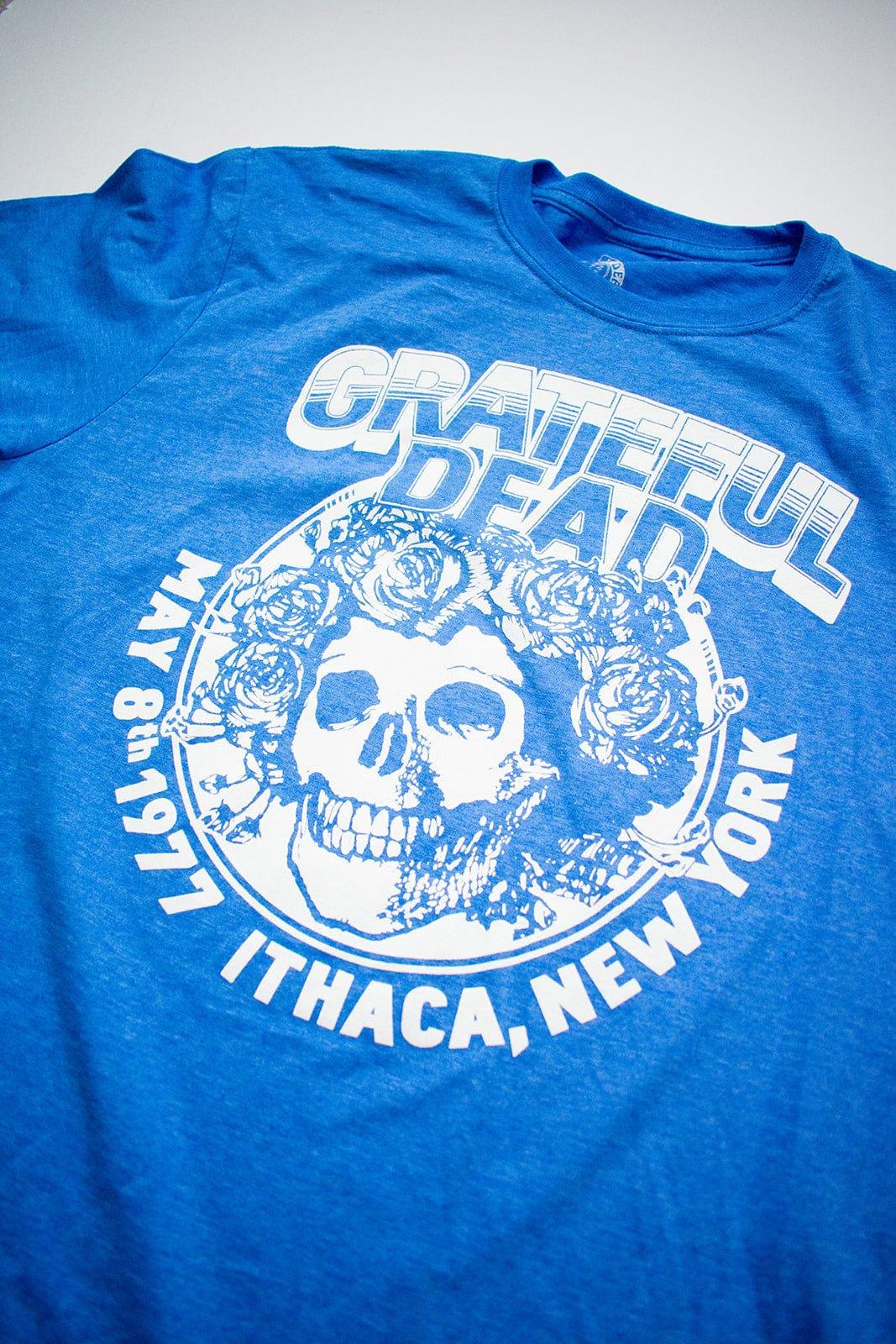 Grateful Dead: 5/8/1977 Ithaca T-shirt – StitchStreet.com