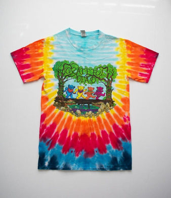 Grateful Dead Dancing Bears Tie-dye T-shirt - StitchStreet.com