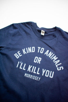 Morrissey: Be Kind To Animals T-shirt - StitchStreet.com