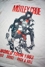 Load image into Gallery viewer, Motley Crue: Vintage 83 Tour T shirt - StitchStreet.com
