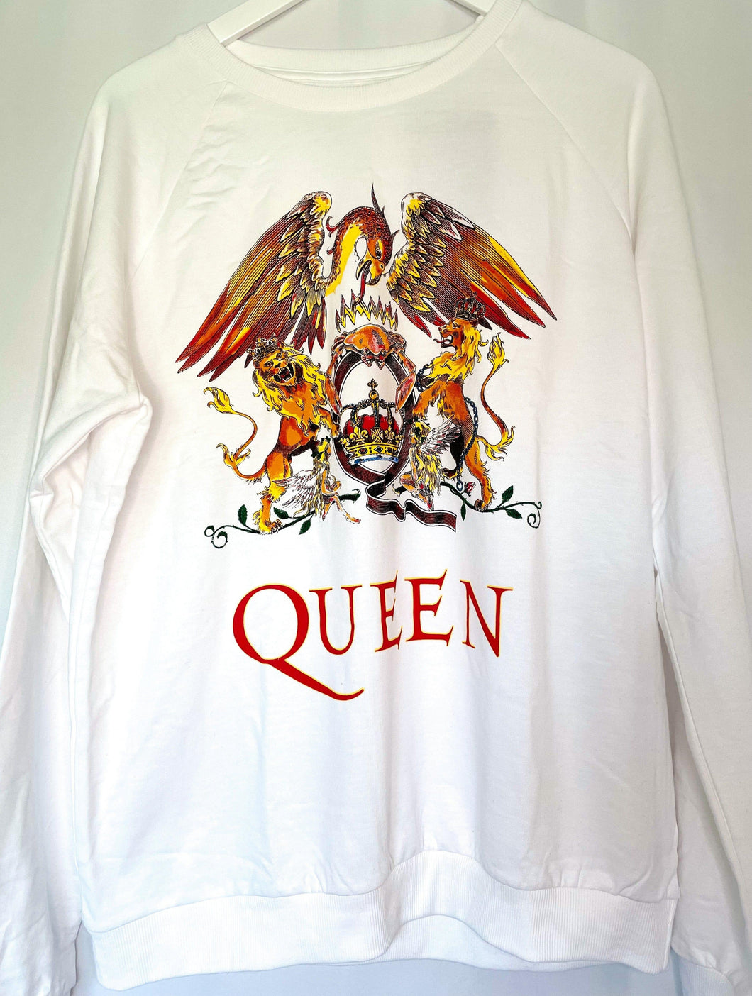 Queen: Toddler White Sweatshirt - StitchStreet.com