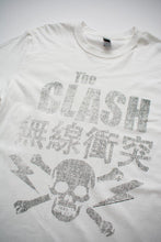 Load image into Gallery viewer, The Clash Skull &amp; Crossbones White T-shirt - StitchStreet.com
