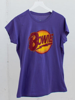Women’s David Bowie: Vintage Diamond Logo T-Shirt - StitchStreet.com